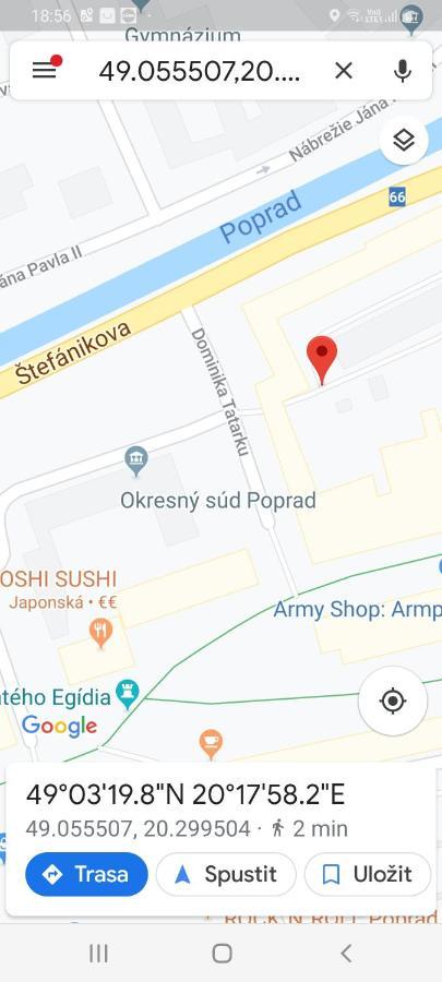 Appartamento Renmir Poprad Esterno foto